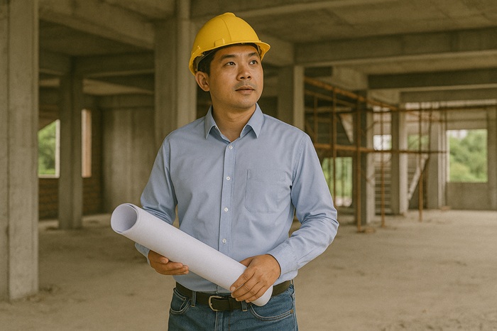 Thi công phần thô – hoàn thiện